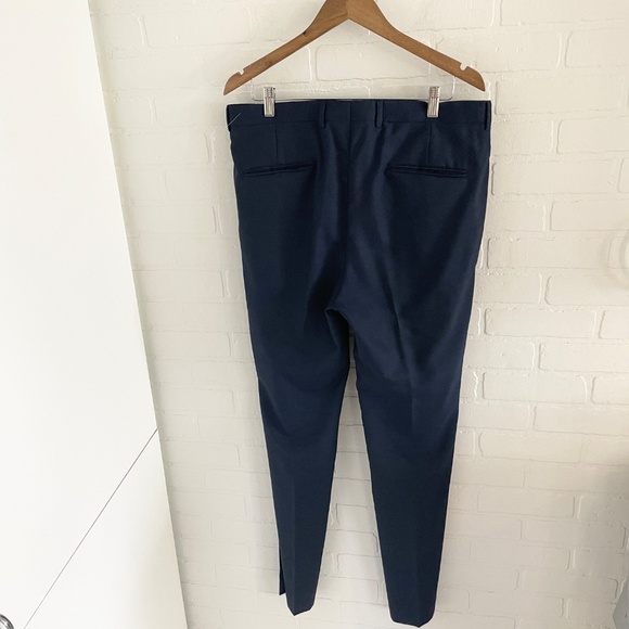 Ermenegildo Z Zegna Men’s Suit Blue Formal Wedding Event Business Casual Sz 52L - Picture 13 of 16